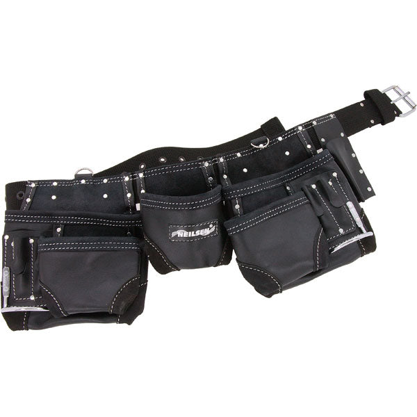 CT5940 - Leather Tool Belt Double Colour 12 PKT