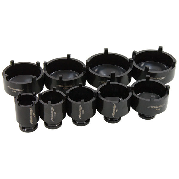 CT5947 - 9pc Groove Nut Socket Set 1/2 & 3/4 Outside Teeth