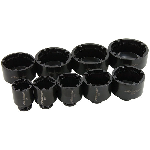 CT5949 - 9pc Groove Nut Socket Set 1/2 & 3/4 Inside Teeth