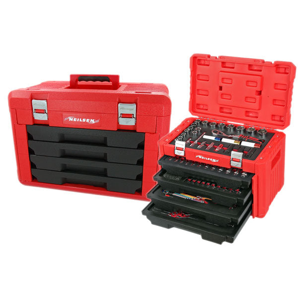 CT6000 - 245pc Socket And Wrench Set With 4 Drawer Tool Box