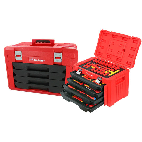 CT6002 - 64pc VDE Tools With 4 Drawer Tool Box