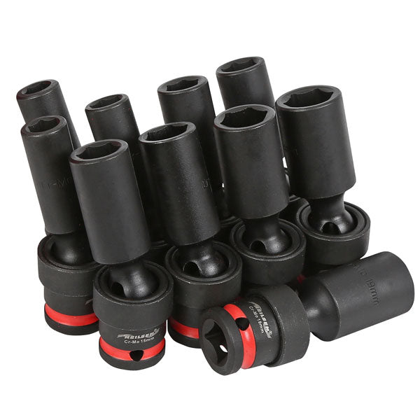 CT6020 - 10pc Universal Swivel Deep Impact Socket Set 1/2inch Drive