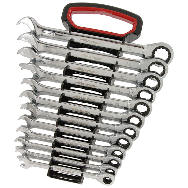 CT6082 - 12pc Open End Ratchet & Ratchet Ring Wrench Set