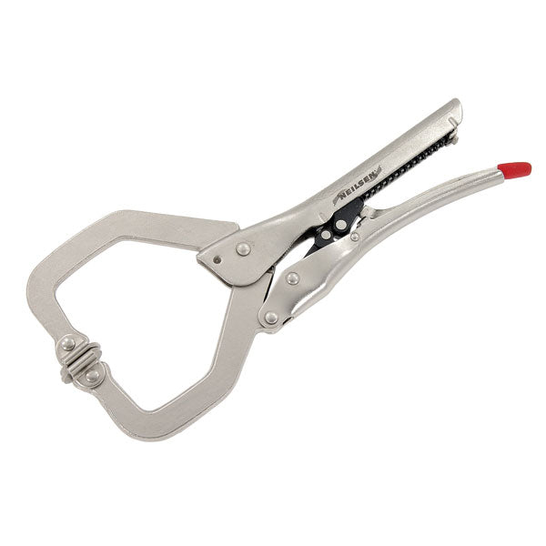 CT6101 - 11“ Self-Adjusting Locking Long Reach C-Clamp With Swivel Pads