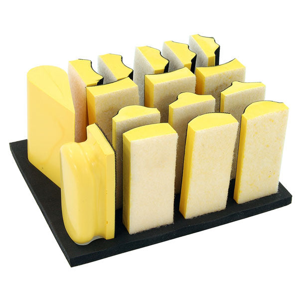 CT6173 - 16pc Hook & Loop Hand Sanding Block Set