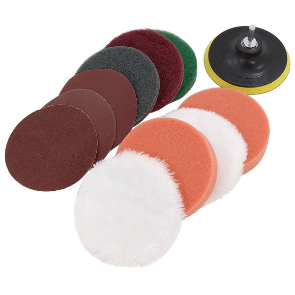 CT6175 - 12pc Buffing and Sanding Kit 115mm Pad