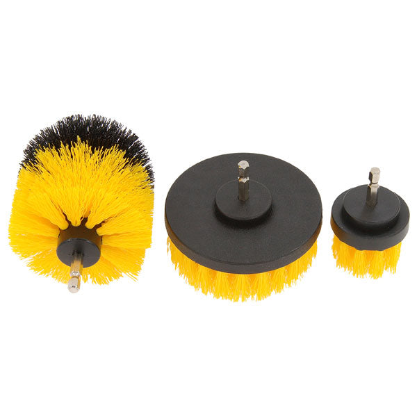 CT6223 - 3pc Cleaning Brush Set 1/4 inch Shank Brush Wheel Rotary Drill