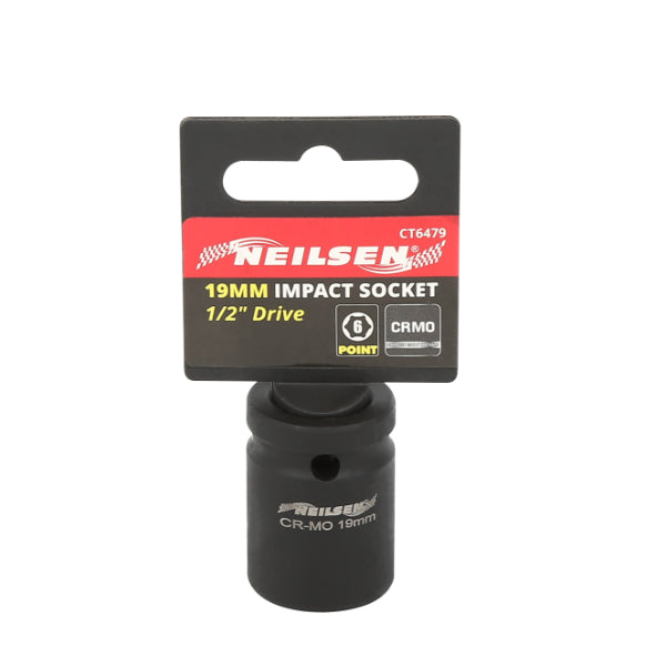 CT6479 - Impact Socket - 19mm 1/2 Inch Drive