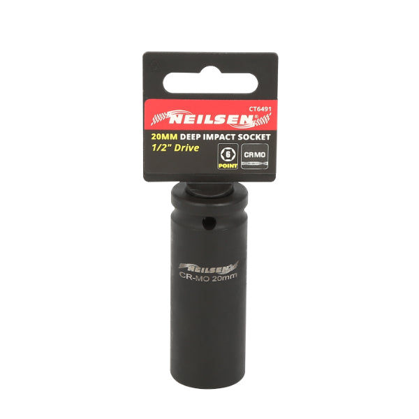 CT6491 - Impact Socket -20mm 1/2"Drive Deep