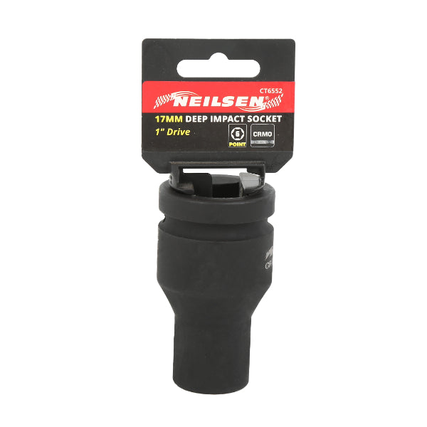 CT6552 - Impact Socket Deep - 17MM 1 Inch Drive