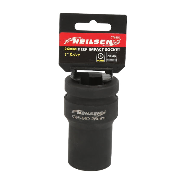 CT6557 - Impact Socket Deep - 26MM 1 Inch Drive