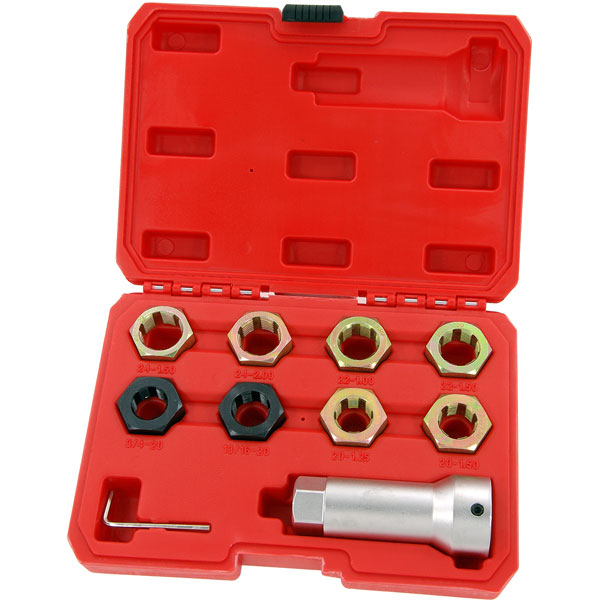 CT6579 - 9pc Axle Spindle Rethreading Set