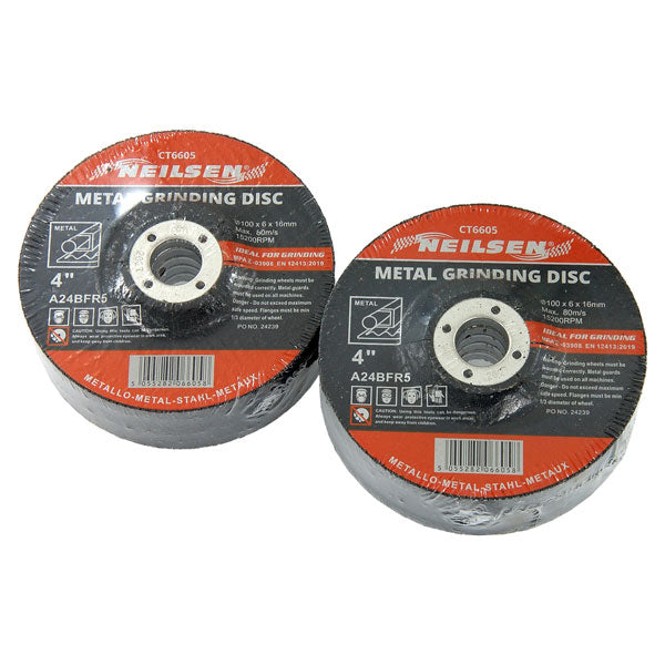 CT6605 - METAL GRINDER DISC-100MM FOR CT1083 10PC