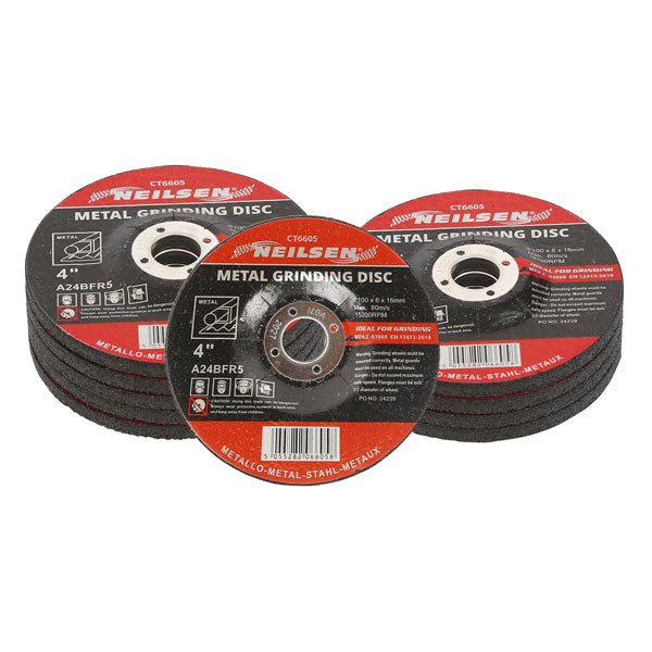 CT6605 - METAL GRINDER DISC-100MM FOR CT1083 10PC