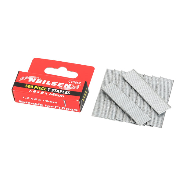 CT6652 - 500pcs T Staples 1.2*2*14mm fit CT6649