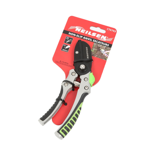 CT6793 - Anvil Secateurs Non Slip 180MM