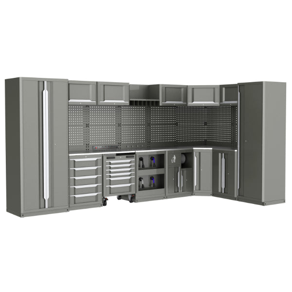 CT6946 - 47pc Workshop Storage System With Stainless Worktop