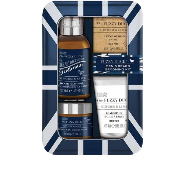 FDGL19BRDTIN - Baylis & Harding Fuzzy Duck Mens Ginger & Lime Emergency Beard