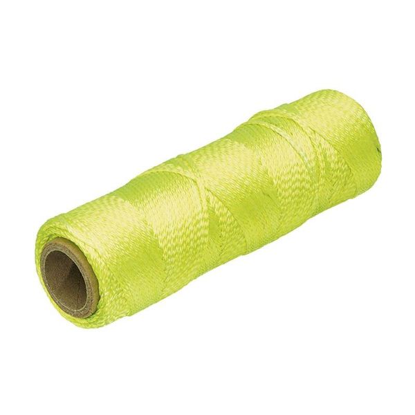 M632 - Marshalltown 250' Braided Nylon Fluorescent Yellow Brick Line