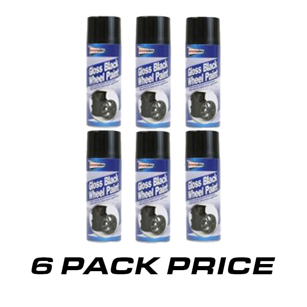 SWCHEM46 - 6Pack Gloss Black Spray Paint