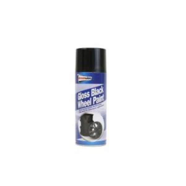 SWCHEM46 - Gloss Black Wheel Spray Paint 400ml