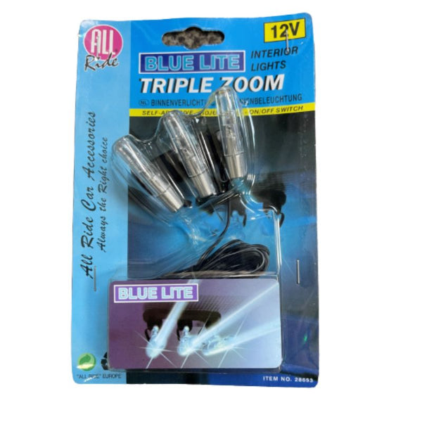 AR28653 - All Ride Interior Light 12v Blue Triple Zoom