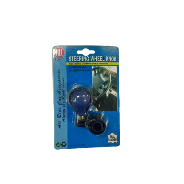 AR30837 - All Ride Steering Wheel Knob Leather Black And Blue