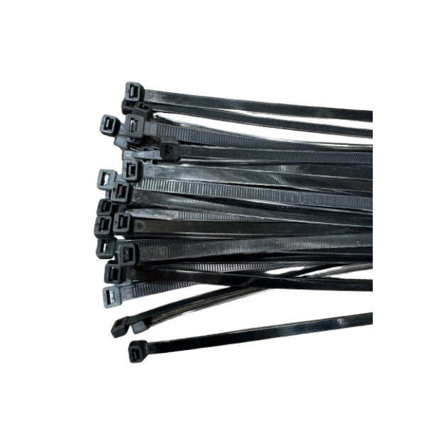 BCT100 - Cable Tie Black 7.6x370 100pcs