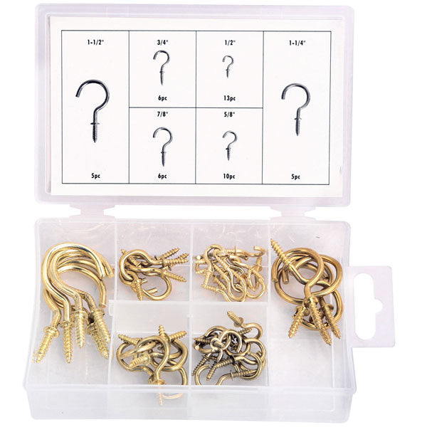 CT0456 - 45pc Cup Hook Set - Assorted