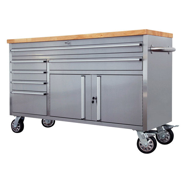 CT1973 - Stainless Steel Mobile Workbench 60in — Neilsen Tools