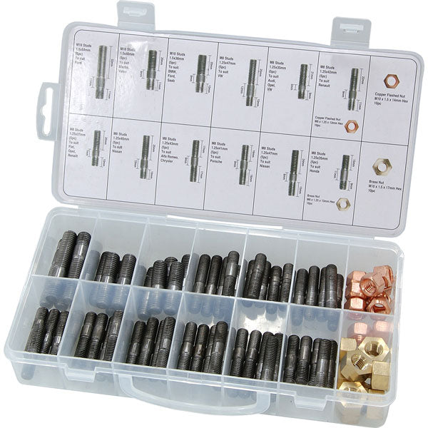 CT5848 - 100pc Manifold Stud & Nut Kit - Assorted